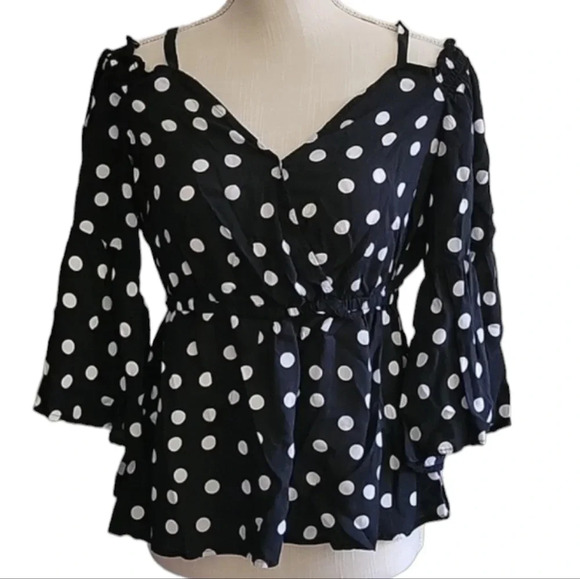 Cato Tops - Cato Cold Shoulder Top